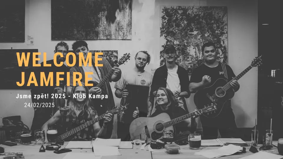 Plakát: JAMFIRE – Studentský klub Kampa
